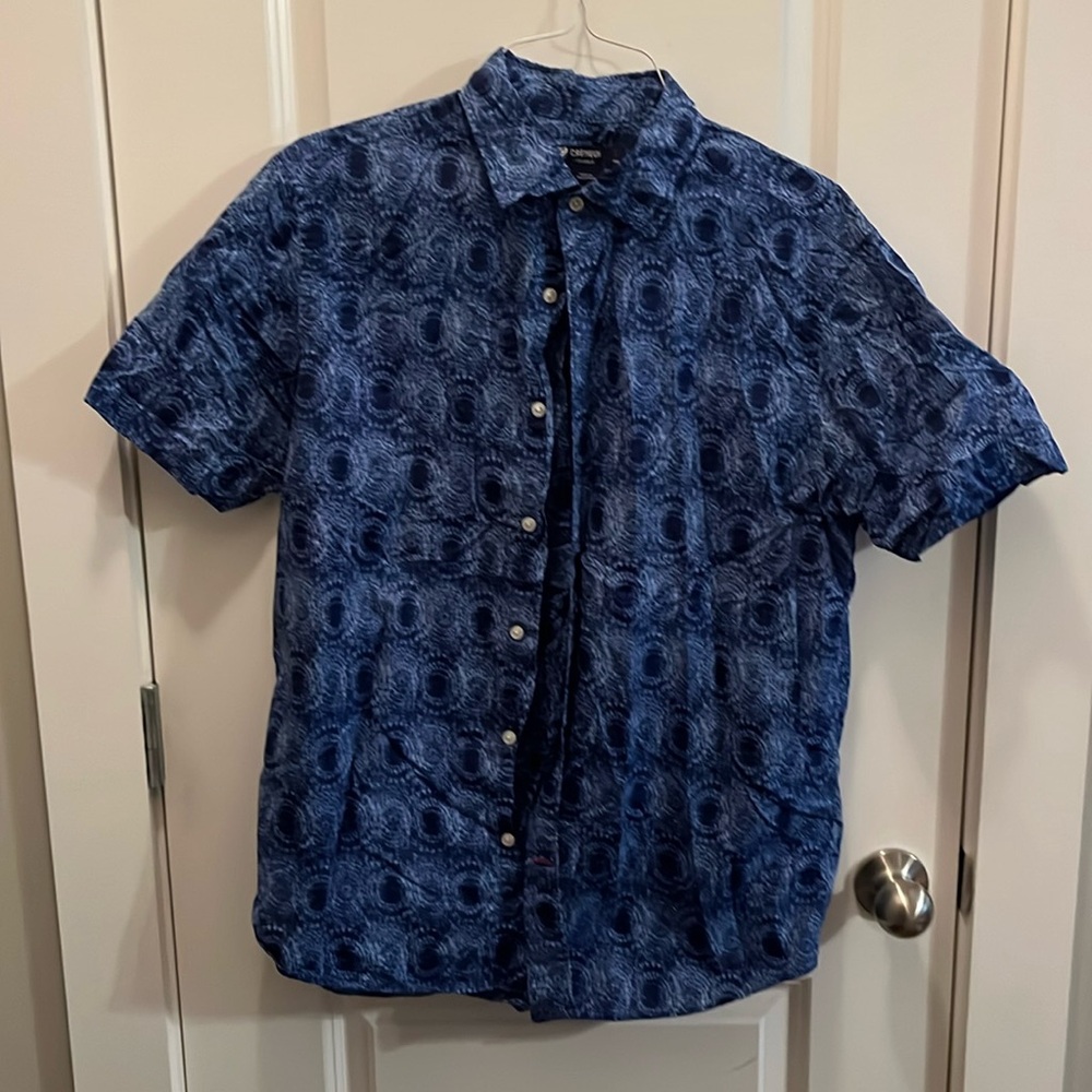 Cremieux short sleeve button down